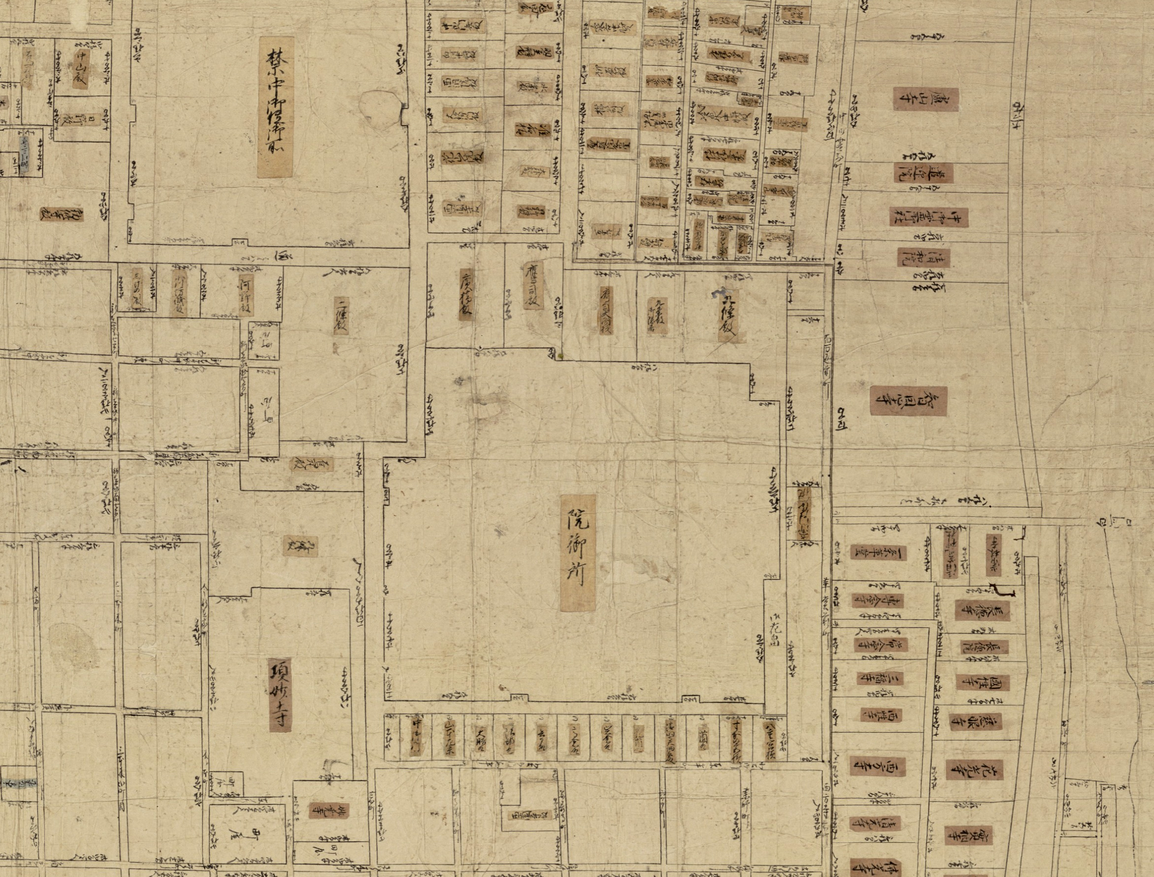 【メーカー直送】 京都大学付属図書館蔵中井家旧蔵寛永後万治前洛中絵図』 地図+旅行ガイド
