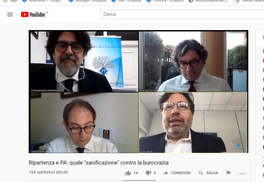 <a href="/MassimoStronati/">Massimo Stronati</a> #webinar  #qualesanificazione <a href="/federterziario/">FederTerziario</a>  "senza un piano di sanificazione a rischio lo sviluppo dell'economia e la sicurezza dei cittadini"f