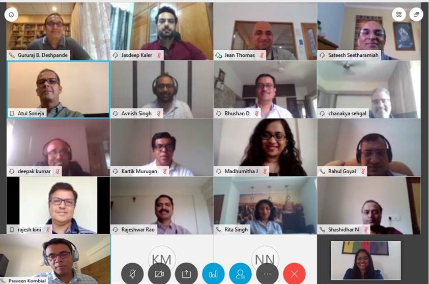 edge_verve's tweet image. During these tough times, enterprises need to be resilient and adapt at speed. Here&apos;s our leadership team on a group video call perfectly adapting to the changing business landscape. 

#StrongerTogether #EdgeVerve