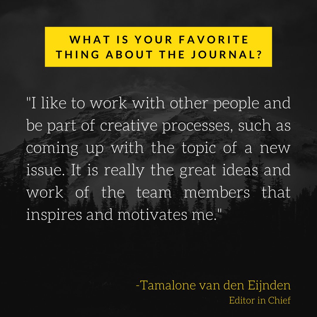 JunctionsUU's tweet photo. Meet the Junctions Journal Editorial Team! This is Tamalone van den Eijnden, our Editor in Chief.
#junctionsjournal #humanitiesjournal #gradjournal https://t.co/O2UButW4co