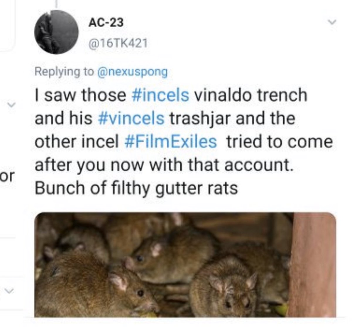 “Cockroaches hiding in the gutter” is rather specific language, along with the unique obsession with “ball washing” (perhaps it’s an irregular occurrence for him? IDK) and these burners with the same following/follower crowd quickly begins to paint a rather ugly picture of Abdul
