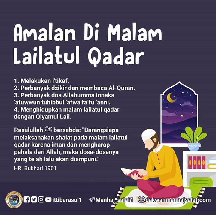 siner_tour's tweet photo. Yuk simak penjelasan beberapa Amalan di malam lailatul Qadar, sebagai berikut :
1. Melakukan i'tiqaf
2. Perbanyak dzikir dan membaca Al-qur'an
3. Perbanyak Do'a Allahuma innaka 'afuwwun tuhibbul 'afwa fa'fu 'anni
4. Menghidupkan malam lailatul Qadar dengan qiyamul lail #sinertour https://t.co/addwPhxTUi