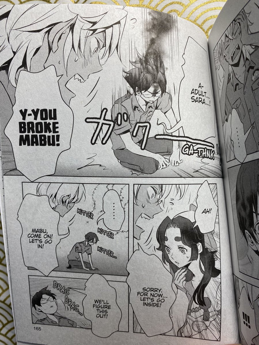 「A-ADULT…SARA…!」

「Y -YOU BROKE MABU!」 