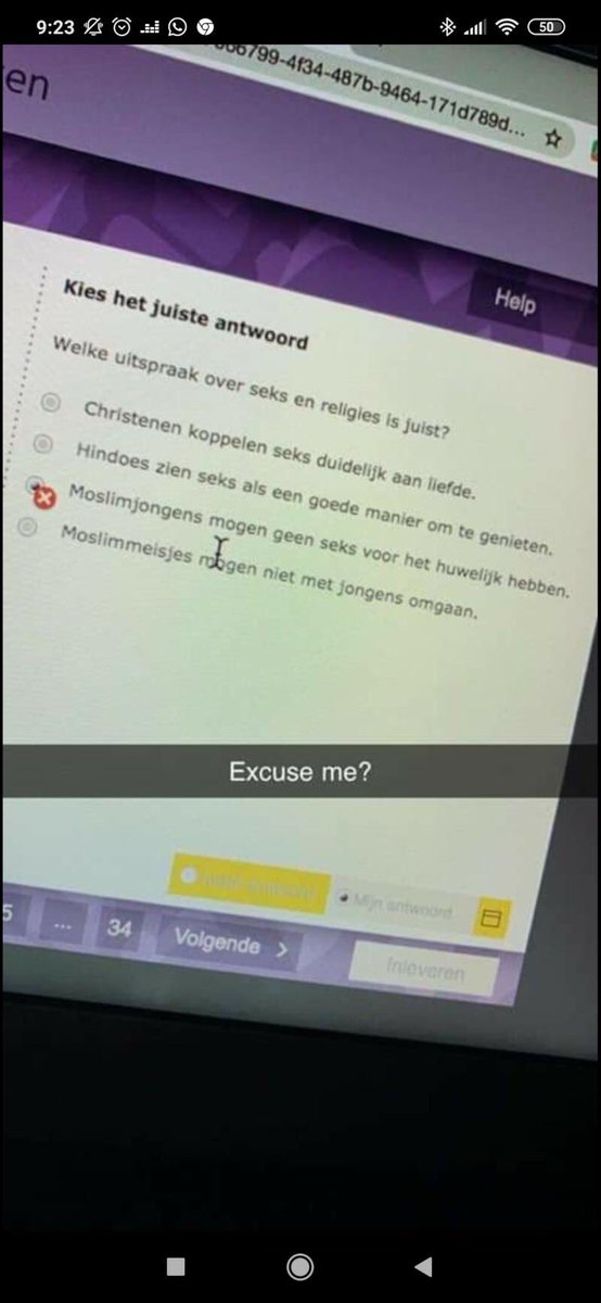 NielsvdBerge's tweet photo. Tenenkrommend deze stereotyperingen en generalisaties. Zo voedt je onbegrip voor elkaar. 

Dit komt dus uit een lesmethode in het #mbo👇🏽

Ik ben Christelijk opgevoed, heb veel Islamitische vrienden en m’n liefde is Hindoe. Hier klopt dus geen snars van.

Ik ga vragen stellen. https://t.co/wKOyD6WhWS