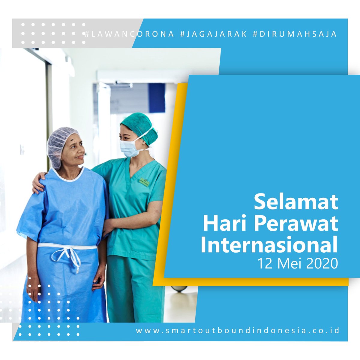 smart_outbound1's tweet image. Selamat 
Hari 
Perawat 
Internasional
2020

🙏🙏
#smartoutbound
#outboundjatim
#outboundjateng
#outboundpanturajatim
#outboundpanturajateng
#jagajarakdulu
#dirumahsajadulu 
#besokkitaoutboundlagi