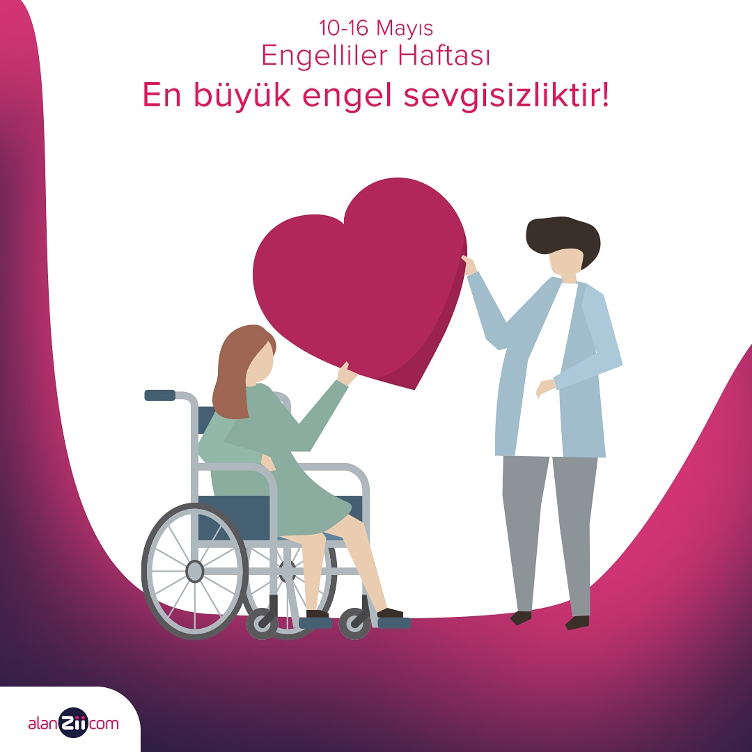 10-16 Mayıs Engelliler Haftası 

En büyük engel sevgisizliktir! 

#engellilerhaftası #engel #mayıs #engelsizyaşam #enbüyükengelsevgisizliktir