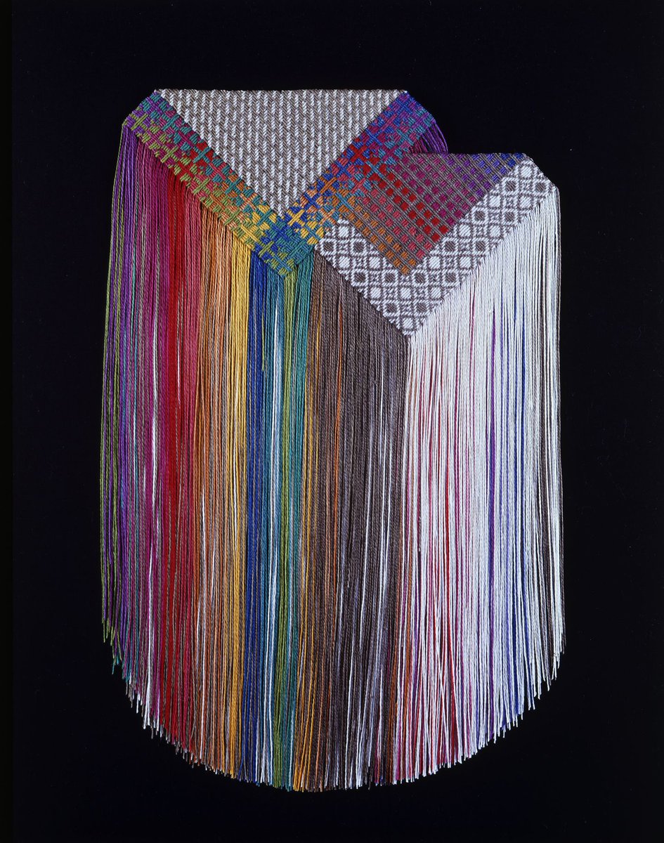 womensart1's tweet photo. Diane Itter, US fibre artist working in the early 1970's creating globally inspired small-scale works #womensart https://t.co/a06zTN2d4r