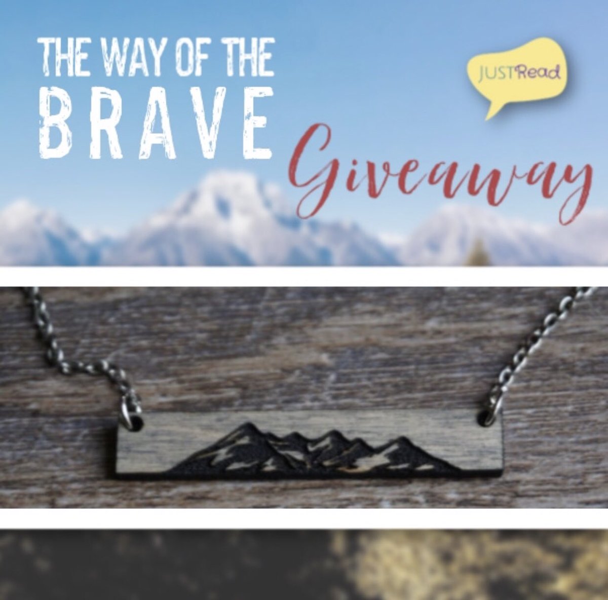 heidireadsblog's tweet photo. π BOOK TOUR & #GIVEAWAY π The Way of the Brave by @SusanMayWarren β’ Giveaway (1) winner will receive an engraved wood bar mountain necklace inspired by the storyβs setting! β’ Enter giveaway via @justreadtours profile link β’ #TheWayOfTheBrave #SusanMayWarren #RevellBooks https://t.co/QbP83oo80e