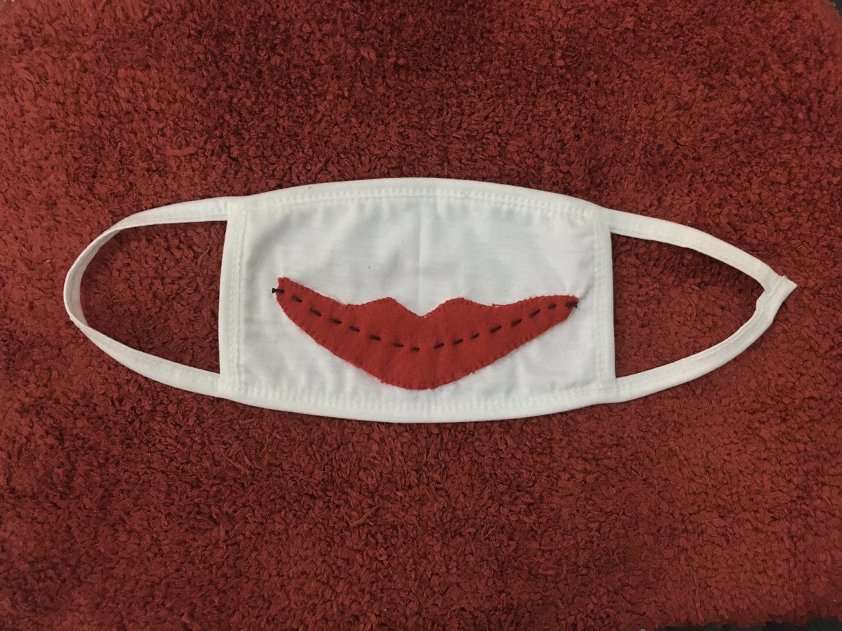 自慢のマスクを見てくれよ の猫になれるマスクが可愛かったので真似を