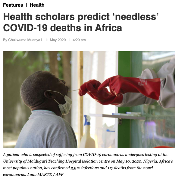 udnore's tweet photo. "#Globalhealth scholars raised the alarm on ‘foreseeable needless loss of lives’ in #Africa. They likened the unfolding development to the #HIV #oubreak; diagnostics & treatments came much longer after other continents had taken supplies" @GuardianNigeria
https://t.co/B4GzvnBfuB https://t.co/OgvQQdOlHf