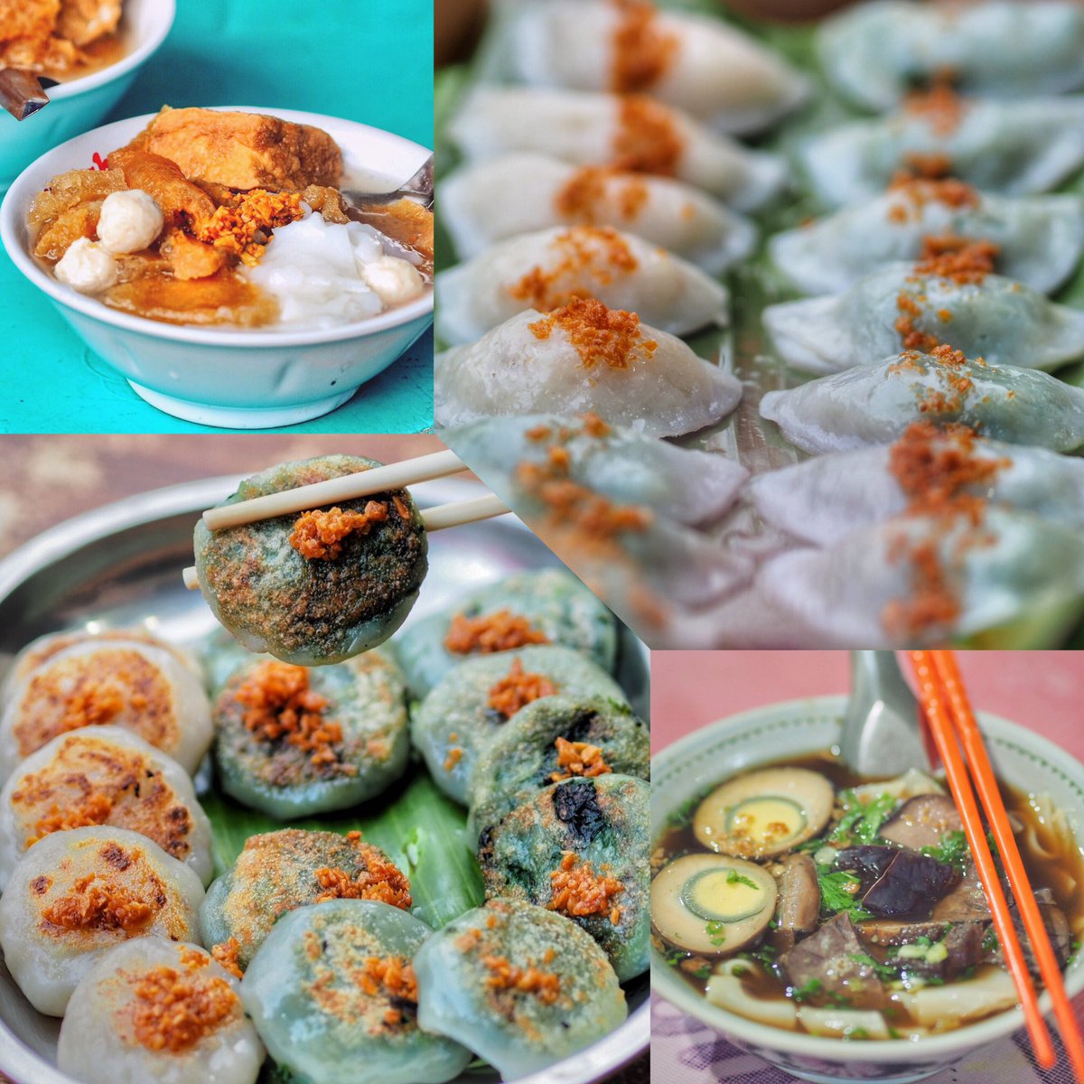 Pontianak present: the best food in the world.
- kwe cap
- chopan kukus
- choipan goreng
- kwe kia theng

Periodt. No debat.