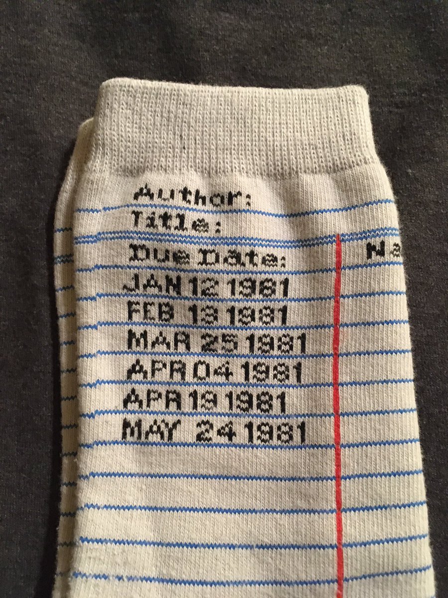 Today marks 18 mths in my amazing job & I can’t think of a better reason to wear my favourite library socks 😊🧦📚 #academicskills #learningdevelopment #studentengagement #universitylibrary #lovemyjob