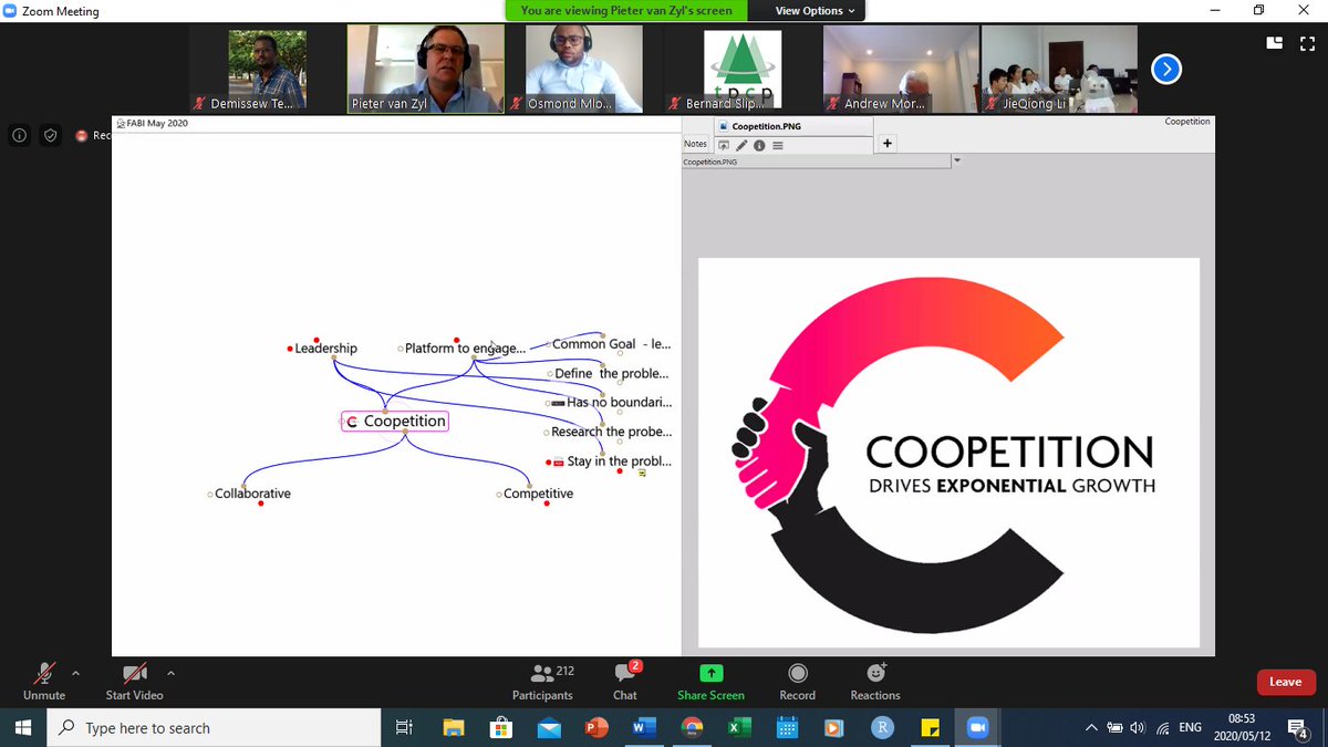 demissewt's tweet photo. #TPCP2020 #CTHB2020 took off with cooperation! Opening talk by Mr Piet van Zyl, Panelists Prof. Tawana Kupe and Prof. Barend Erasmus speaking, Prof. Bernard Slippers moderating the discussion. @Fabiteam1 https://t.co/TtrnsmUlqq