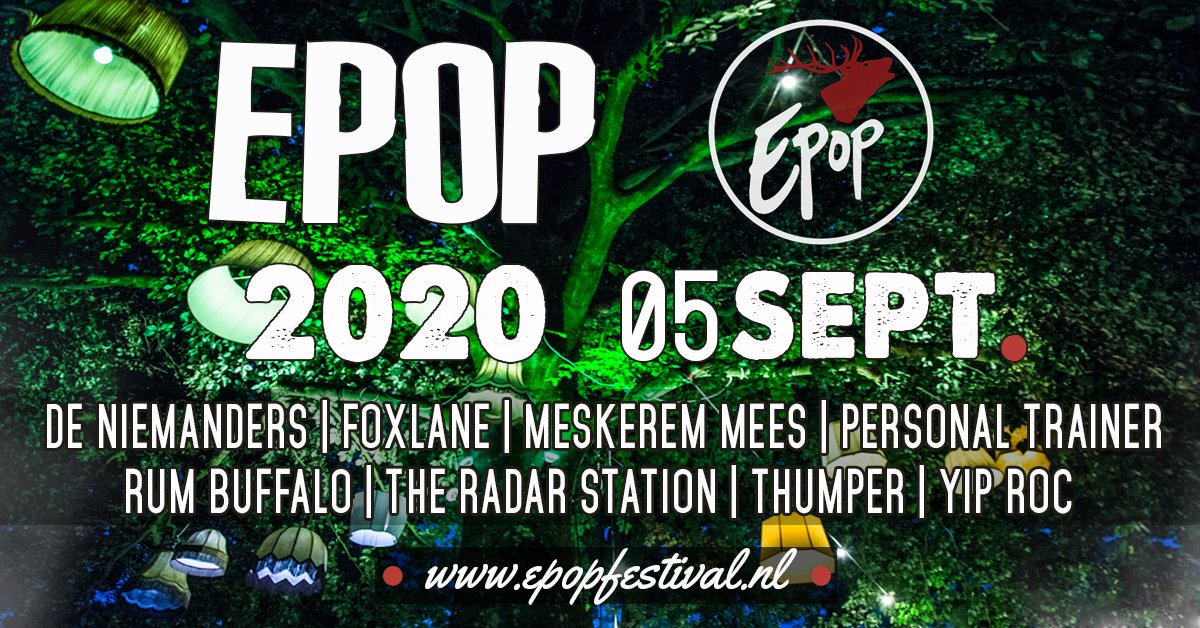 Toen de wereld anders werd waren er 8 bands geboekt en die willen wij jullie natuurlijk niet onthouden. Want we zijn heel erg trots op deze line up. Of en hoe ze 5 september in Epe gaan spelen weet nog niemand maar zeker nu verdienen ze de aandacht.   bit.ly/2LjWEWH