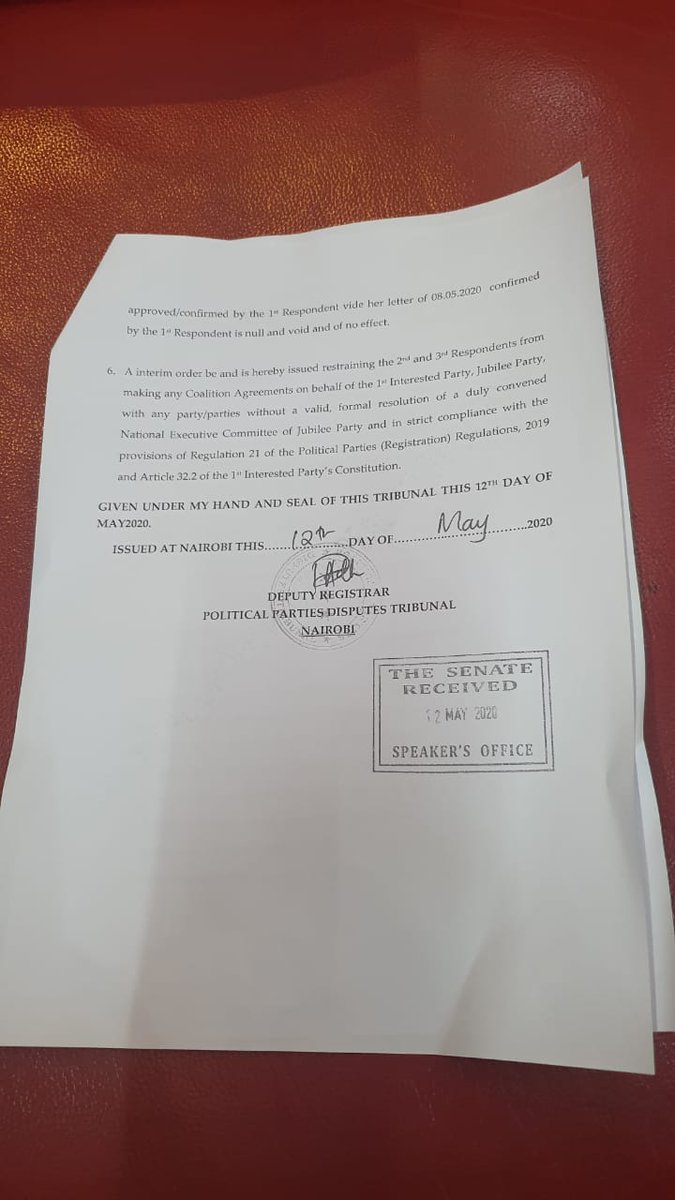 Iammush_'s tweet photo. KANU &amp; Jubilee post election deal is illegal as Jubilee did not convene its NEC.

MAuumbwaaaa za OdM kujeni mcomment 

#uhurumustgo
#Ruto
#ItsRutoWhoShouldGo https://t.co/eje5LigA90