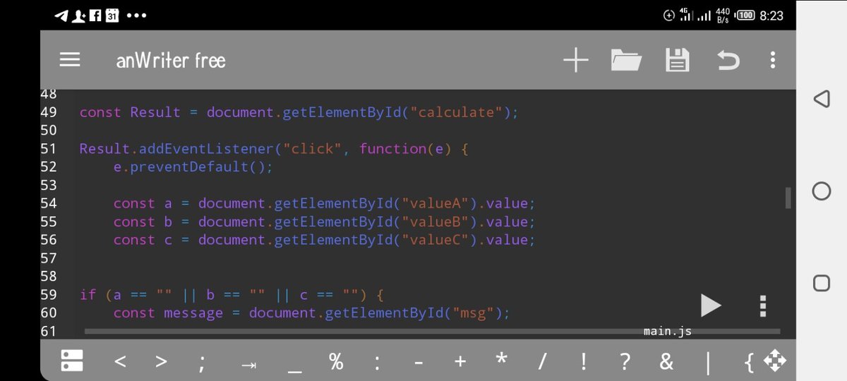 Emmanuelsteph7's tweet image. Just realized that I didn't add e.preventDefault(), and I've been wondering why my code wasn't displaying onClick...
#100DaysofCode #javascript
#CodingonPhone