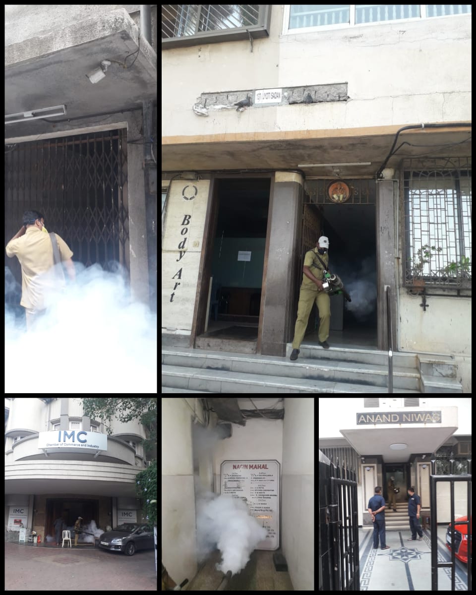 rahul4colaba's tweet photo. #Fumigation work done at #ARoad,#MarineDrive.
#IndiaFightsCorona https://t.co/7K7vyCP77i