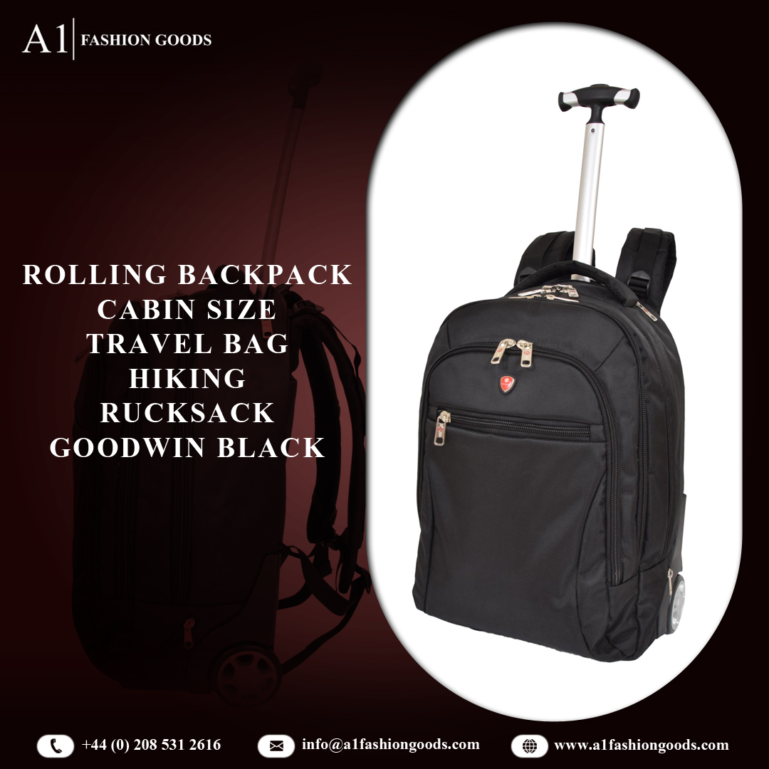 A1FashionGoods's tweet image. Made from heavy-duty polyester and high-quality zip pullers, wheels and fitting, this multi-purpose #BackPack is also great for the trek enthusiasts.
See here:a1fashiongoods.com/collections/wh…
#RollingBackPack #CabinSizeTravelBag #WheeledBackpack #BlackRucksack #TreckingBag #A1fashiongoods
