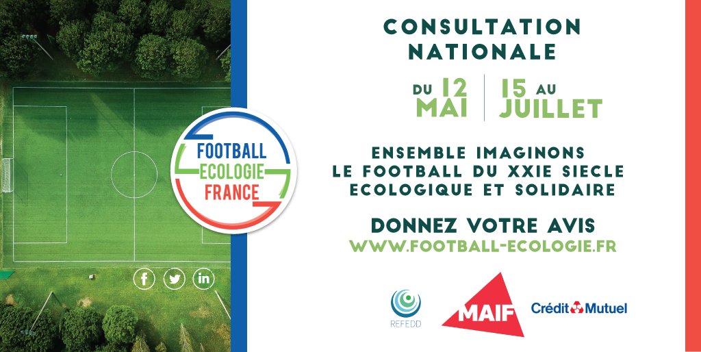 Pour éviter le carton rouge 🔴, le football doit désormais passer au vert ♻️ sur notre belle planète bleue ! 🌍

👉Participez à la #ConsultationFEF pour permettre au football d’agir en faveur de la transition écologique et solidaire : football-ecologie.fr/consultation