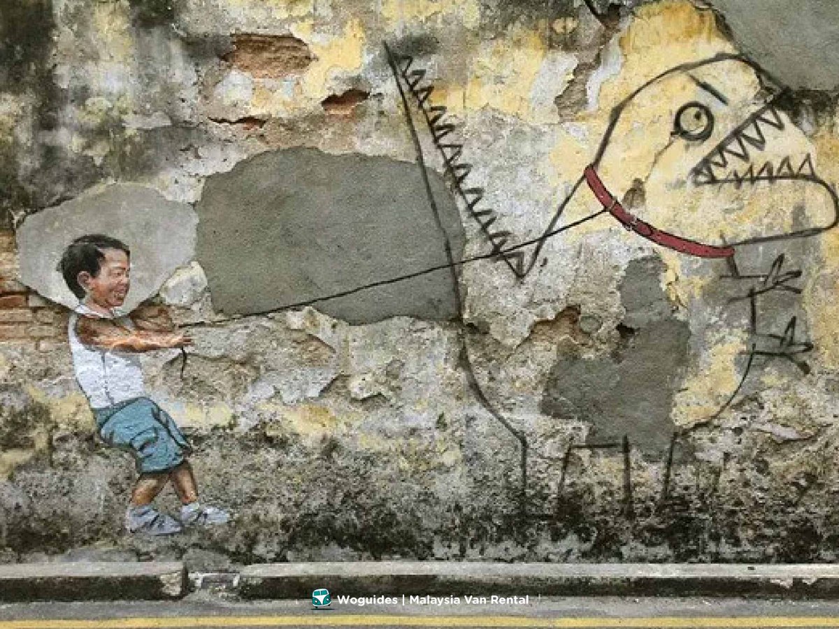 woguides's tweet photo. #penangstreetarts #malaysiaattractions #penangmurals
.
【Little Boy with Pet Dinosaur @ Lebuh Ah Quee】
-------
【The Best Penang Van Rental 】Contact us now！🤠
📲 Whatsapp (+6011-1063 1126) : https://t.co/dpJhdnVAYB https://t.co/ANz1vGq6Ww