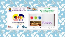 CeipMargaritaSa's tweet photo. 📚🌈Nuestro más  sincero agradecimiento a todos los alumnos que participaron en la actividad: “Poemas al Coronavirus.
🌈
https://t.co/6K6mxlLoc5 https://t.co/6K6mxlLoc5
@educacyl @Hoy_Libro @AmpaMargarita @CFPIdiomas @cfievalladolid   #ProyectoLeescribo #bibliotecasescolarescyl https://t.co/DCZ83qy8Y5
