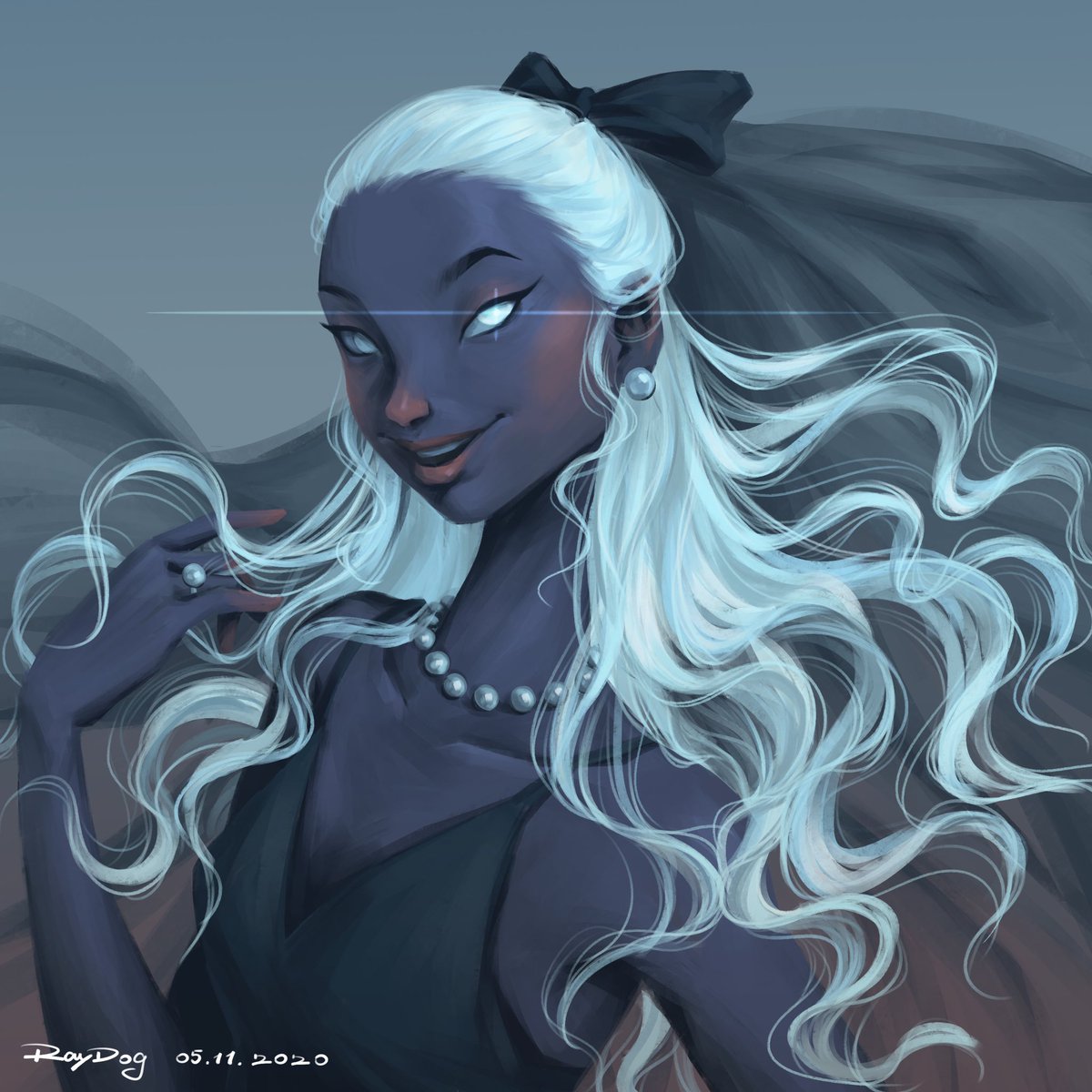 RayDogLei's tweet photo. Dark bride # #digitalpainting #portrait #illustration #characterdesign #characterart #conceptart #bride https://t.co/LNFmThJ5Go