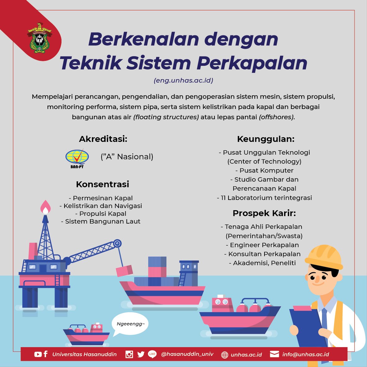 Univ Hasanuddin On Twitter Yuk Kenalan Dengan Prodi Di Unhas Edisi 16 Teknik Sistem Perkapalan Di Prodi Ini Kamu Akan Belajar Banyak Hal Yang Berkaitan Dengan Sistem Perkapalan Dan Berbagai