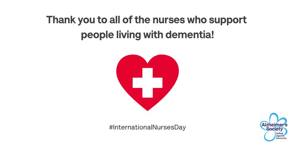 alzheimerssoc's tweet photo. This #InternationalNursesDay we'd like to thank all of the nurses who support people living with dementia.

You're the people who, even in these unprecedented times, are continuing to hold the hands of our loved ones when we can't.

We so appreciate everything that you do. 💙👏 https://t.co/xe01UIYLOA