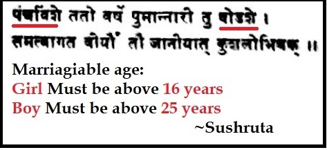 4/n  #SAMASKAR - 1 ::GarbhaDhan (गर्भाधान) IMP: Ladies must be more than 16 & Male More than 25 YearsCLARIFIED- Sanatan Doesn't Promote CHILD MARRIAGEPurpose: For a Healthy Womb/Ovum Health ConceptionWhat: Mantra VidhiWhen: After Marriage, Before Planning to Conceive