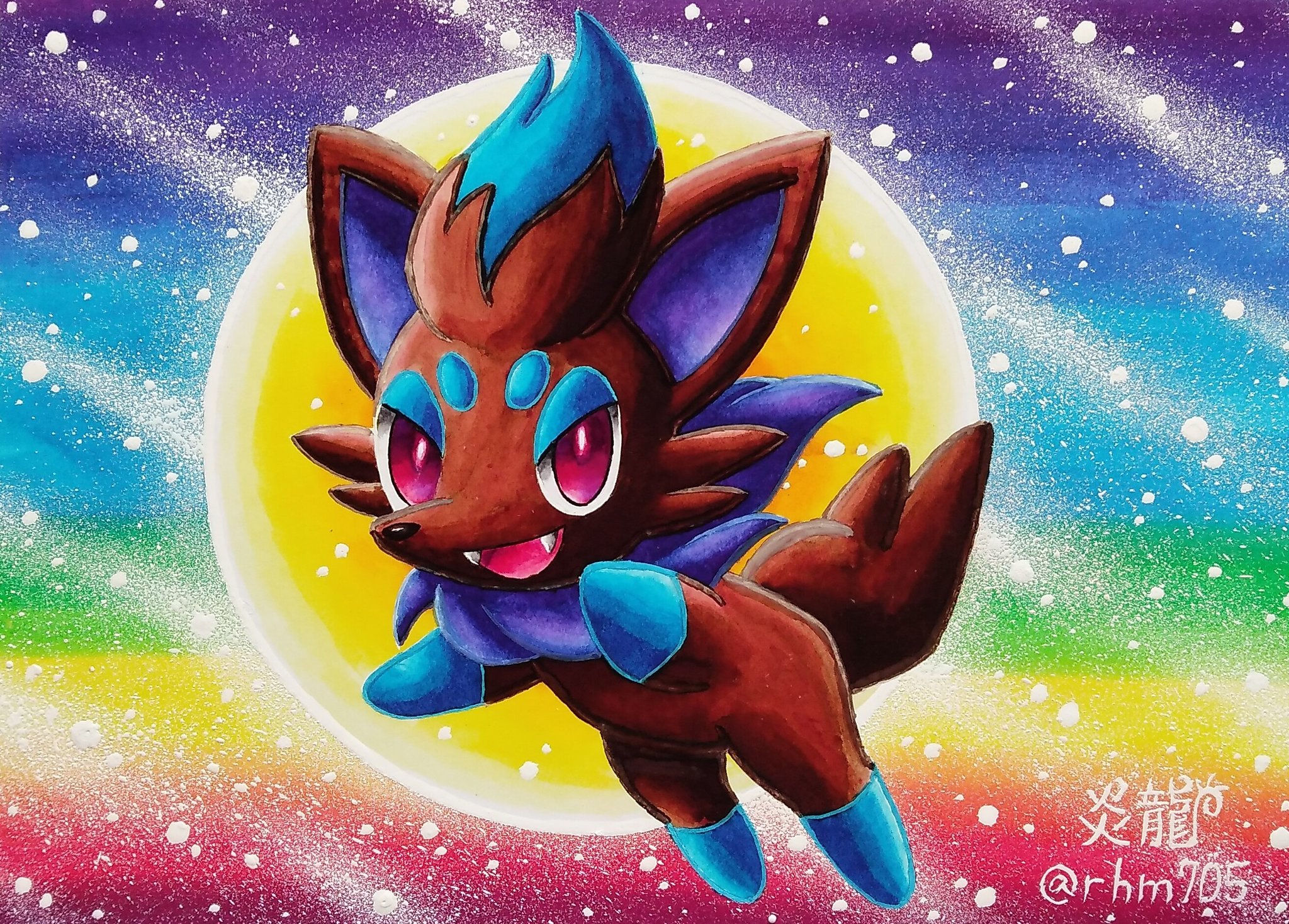 炎龍 Enryu 自粛期間で成長した画力 ポケモン絵バージョンも 右2枚は期間前 左2枚は5月に描いたイラスト オリジナルと同じく白だけの線画は卒業 本来のポケモンの良い所を大切に瞳の塗り方も 炎龍 ではなく ポケモン らしく変化 T Co
