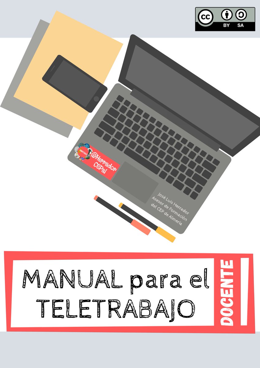 Mi granito de arena para afrontar el Teletrabajo docente. Reflexiones, recursos, herramientas, enlaces...para afrontar el proceso de e/a desde casa. drive.google.com/file/d/1G0GiJd… Quizá llegue tarde, pero muchas cosas  vienen para quedarse. Espero sea de ayuda.