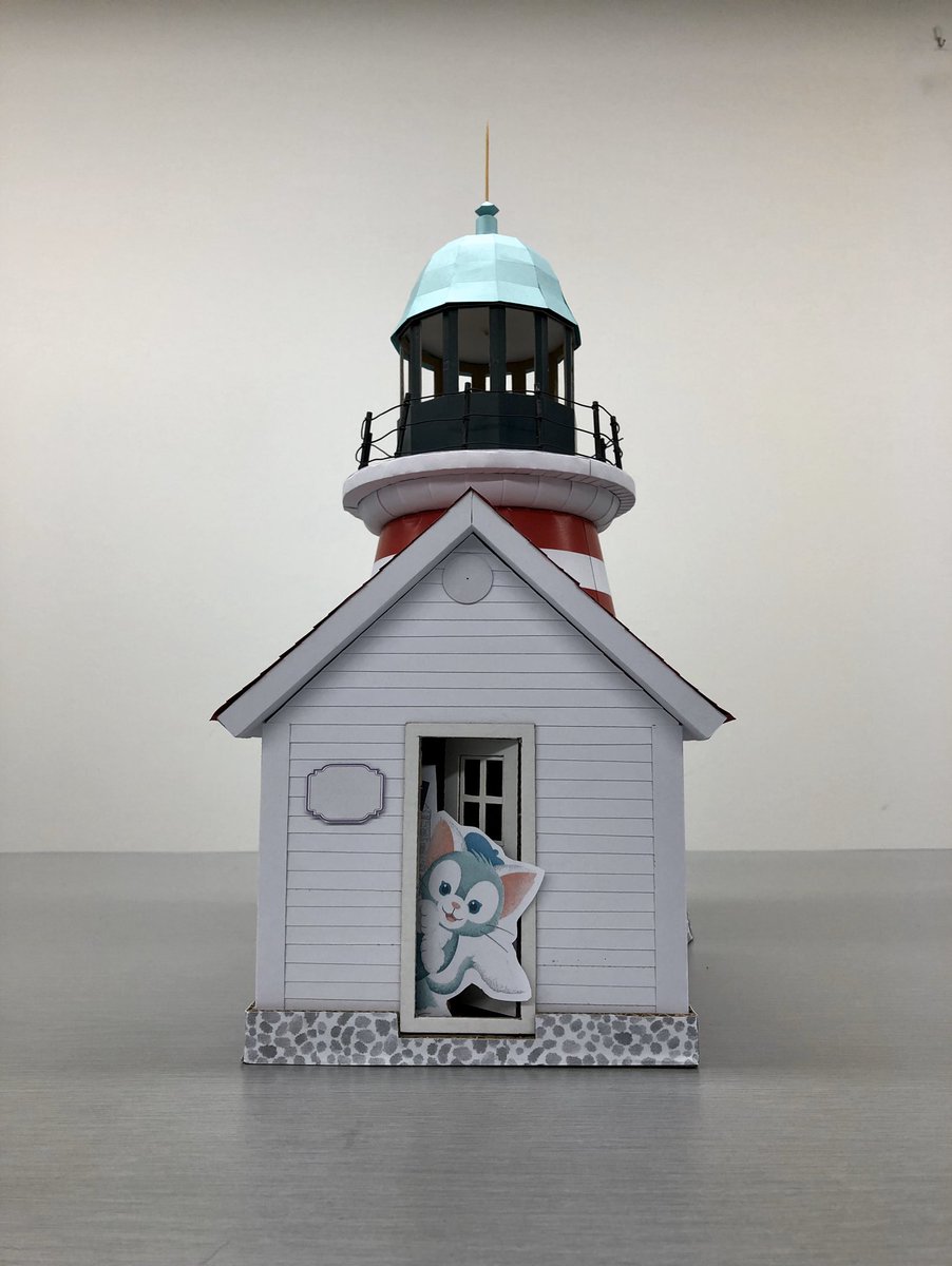 Uzivatel ボエ鳥工作 昼休み限定 Na Twitteru ディズニーシーの中でも特に大好きなケープコッドの灯台 いろいろ省略しましたが これで完成とします 皆さま応援していただきありがとうございました ディズニーシー ケープコッド 灯台 ジェラトーニ