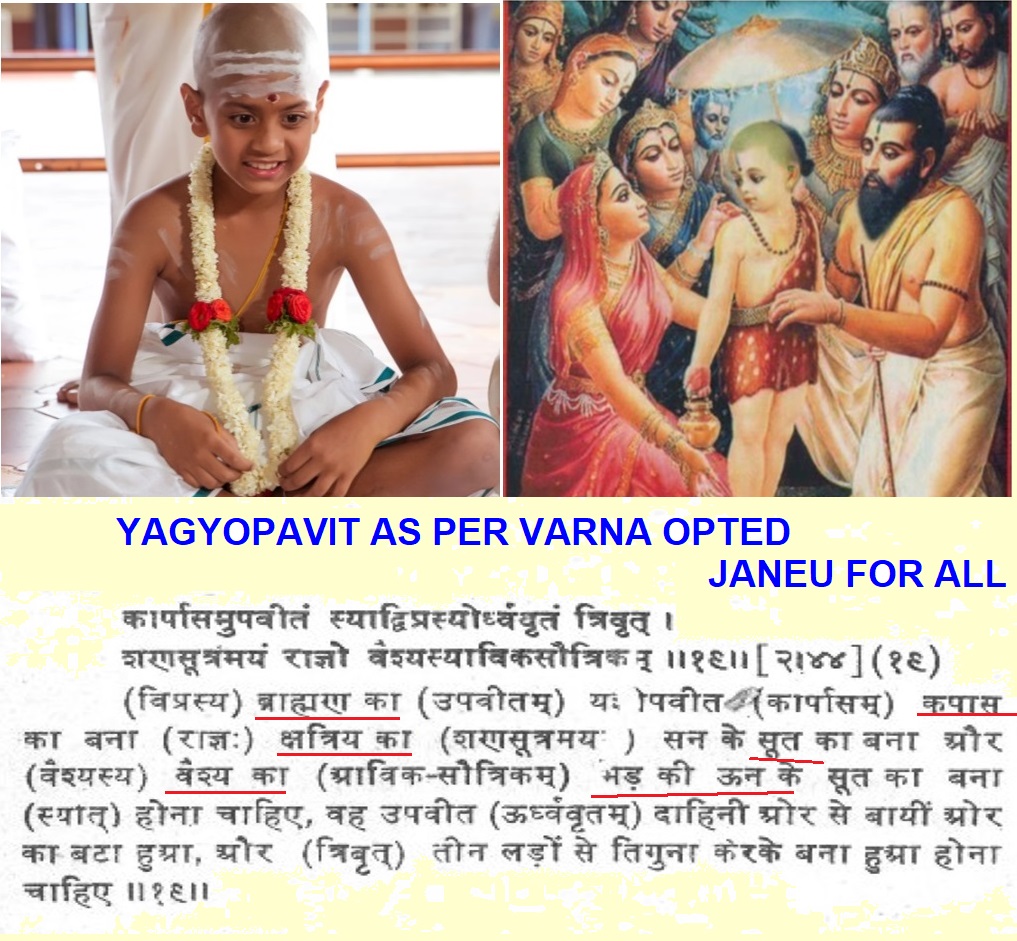 21/n - UPNAYAN TIMELES : VARNA ApplicantsBrahmin-8th (Conception Yr) (Min-5  Max-16) (Brmn early ,More Syllabus)Kshatriya-11 (Min-6 Max-22)Vaish Min-12 (Min-8 Max-24)How 2 Identify Students in Gurukul? Different THREADBrmn- कपास Kstr-सूत Vaish- ऊन eg School HOUSE BADGE