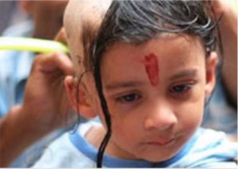 17/n  #SAMASKAR - 8 ::ChudaKarma (चूड़ाकर्म) OR Mundan (मुंडन)IMP-Examining Any Defects in SKULL - SIZE/SCALP/PALPATIONPurpose-Clearing 1st Time Head Hair (in ShuklaPaksha)What-SHAVING THE HEADWhen-1st OR 3rd Year