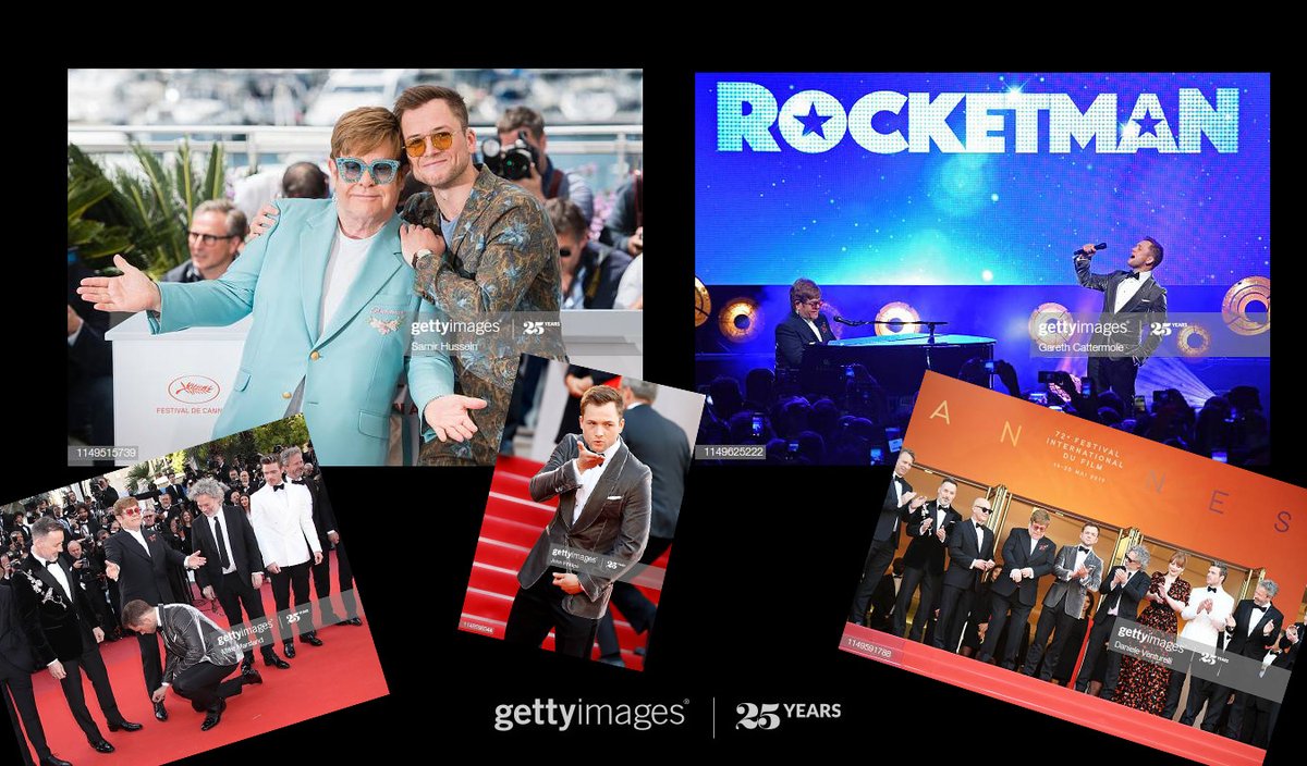 GettyVIP's tweet photo. Last Year Sir Elton John &amp; Taron Egerton took Rocketman to The Cannes Film Festival

 📸 #CannesFilmFestival 👉  https://t.co/uXtqynDZcZ
#festivaldecannes @Festival_Cannes #Cannes @rocketmanmovie @eltonofficial @TaronEgerton
#GettyImages25 #CapturingThePresent #PreservingThePast https://t.co/1g5NYTzR23