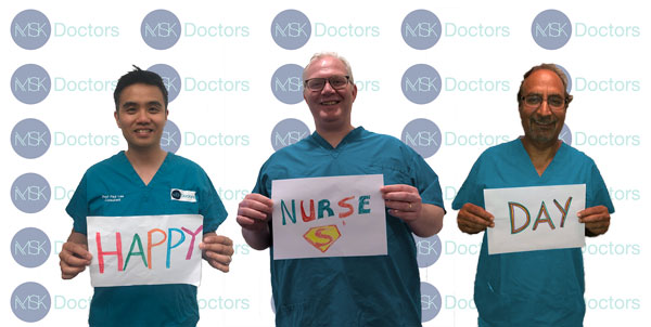 MSKdoctors's tweet photo. We would like to express our thanks to our wonderful nursing colleagues and the amazing work of nurses around the world. Happy Nurses' Day #InternationalNursesDay #NursesDay #NursesDay2020 #ThankYouNurses #nursing #MSKDoctors https://t.co/DmVkE74WZq