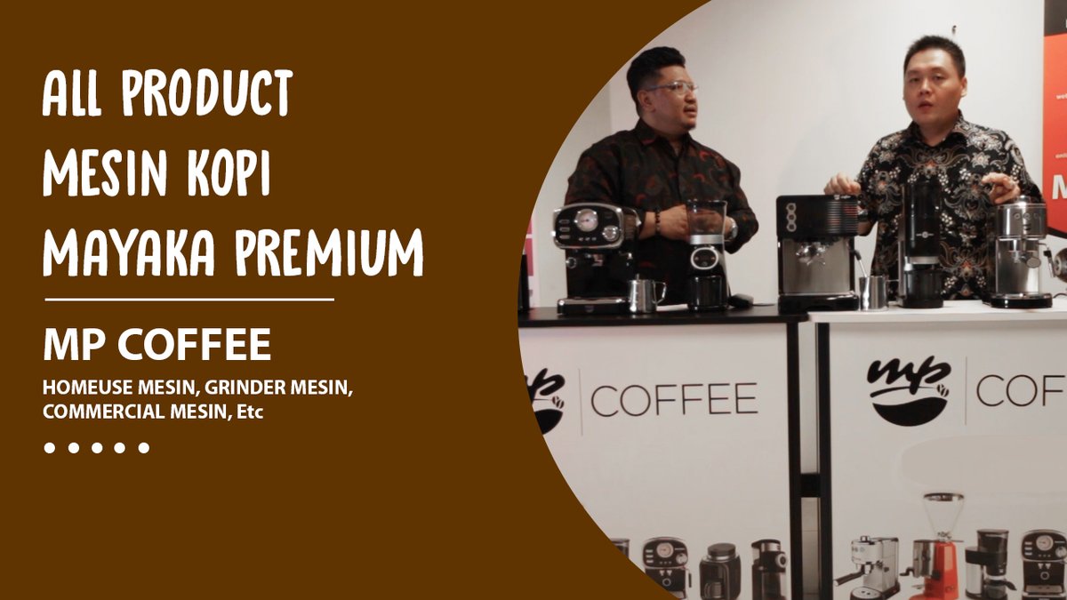 ptmultimayaka's tweet photo. Yuk, tonton video penjelasan dari Pak Joko bersama Pak Shandy mengenai produk mesin kopi yang dimiliki oleh Multi Mayaka Group (MP Coffee).

Link video, : https://t.co/OAv7QS64A3.

#indonesia #mesinkopi #kopi #alatkopi #senja #indie #jabodetabek #jawabarat #sumatera #kalimantan https://t.co/TobgSrDqqP