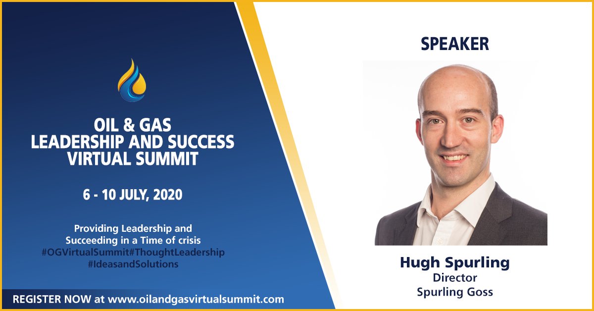 OGVirtualSummit's tweet image. Hugh Spurling Confirmed to Speak. 
#OGVirtualSummit #ThoughtLeadership #IdeasandSolutions #OilandGas
