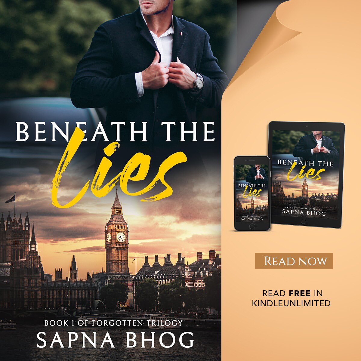 Have you met Damien & Aaliya?
BENEATH THE LIES 
A diverse romance between an Indian girl & a British Duke who’s forgotten her!
Book 1 in the Forgotten Trilogy
smarturl.it/beneaththelies 
Free on KU
#hot #romance #amreadingromance #quarantinereading #stayhomeandread #romancenovel