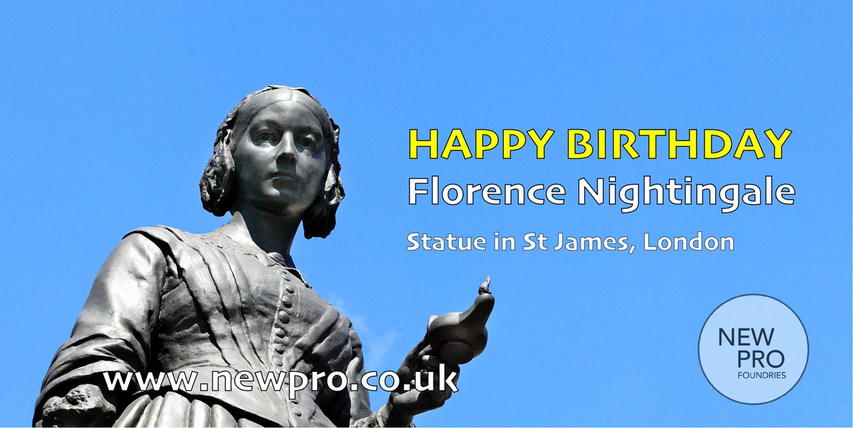 newprofoundries's tweet photo. This sculpture of Florence Nightingale stands proudly in St James, London. 

Florence is one of the most famous nurses of all time.

It is fitting that on her birthday we celebrate every nurse working for our fantastic @NHSuk 

#NursesDay2020 #NursesDay #sculpture https://t.co/o5oOlrAn6G