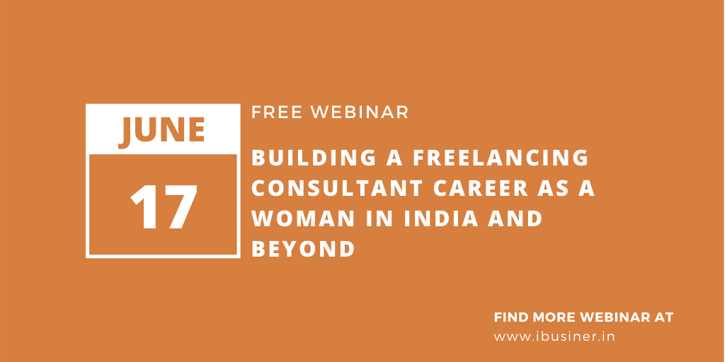 Ibusiner's tweet photo. Building A Freelancing Consultant Career As A Woman In India And Beyond [Free Webinar On 17th June]
Join Now https://t.co/ydJwa8lQbj

#webinar #webinars #freewebinar #Consultancy #marketingconsultant https://t.co/Q2RfWRlvlf