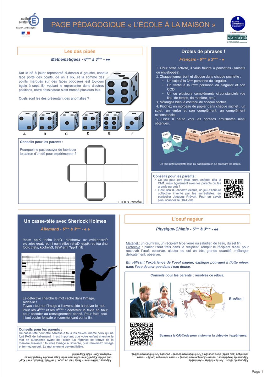 AlphabeteAnne's tweet image. Cahier de vacances. Académie de La Réunion. Travail collaboratif au service des élèves. Youpi -)
ac-reunion.fr/operation-nati…
#academiedelareunion
#cardierun
#VacancesApprenantes 
@canope_974
@Graine2Francais