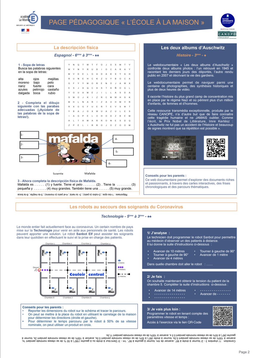 AlphabeteAnne's tweet image. Cahier de vacances. Académie de La Réunion. Travail collaboratif au service des élèves. Youpi -)
ac-reunion.fr/operation-nati…
#academiedelareunion
#cardierun
#VacancesApprenantes 
@canope_974
@Graine2Francais