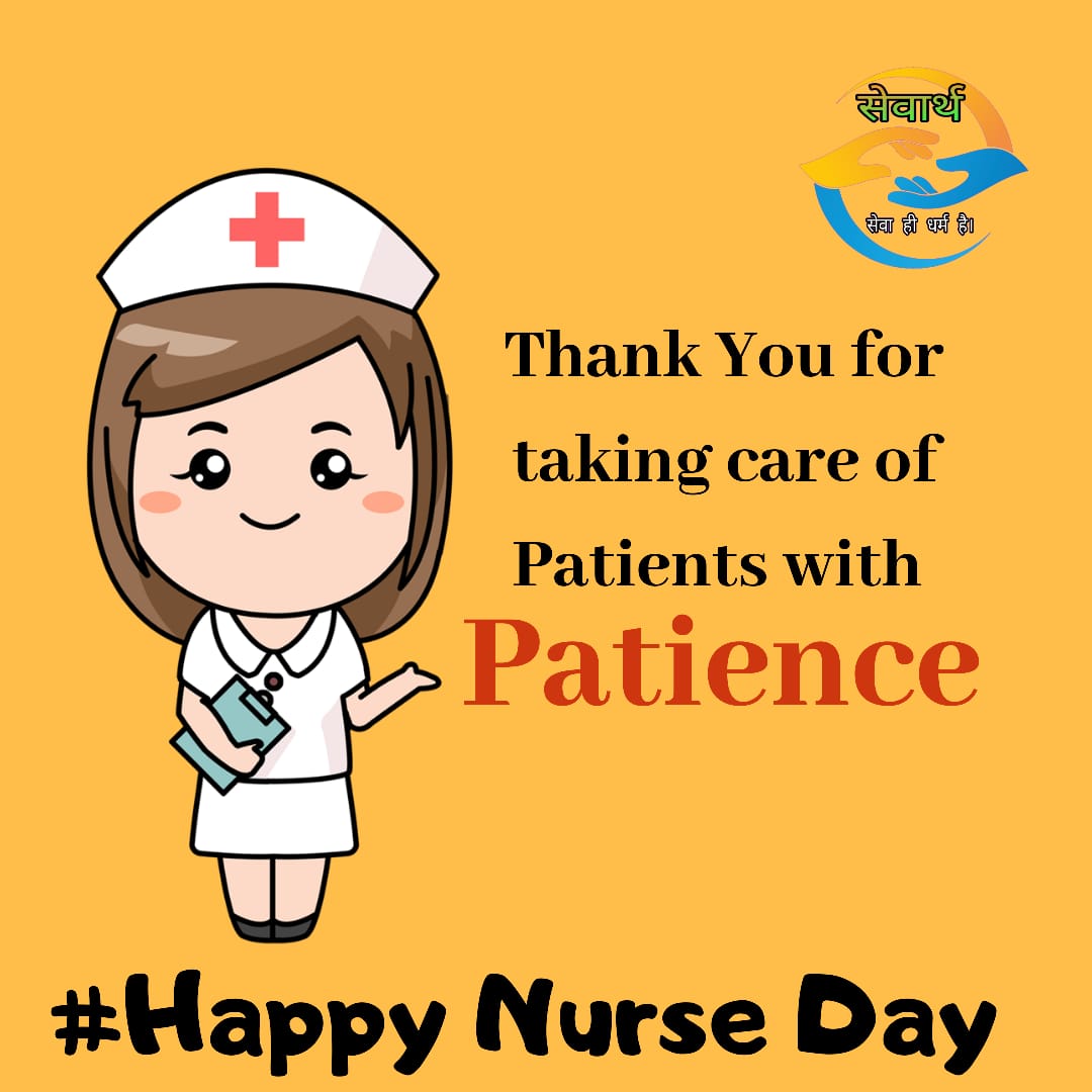 SevarthS's tweet photo. N - urturing 
U - nderstanding 
R - esponsilbe 
S - mart 
E - xtraodinary 
A nurse is like an angel with a key for healthy community and it's a patient duty to follow and respect them. 
.
#happynurseday #nurse #angel #sevarthsociety #tipsdwarka
#NursesDay https://t.co/rIpDyYtRNu