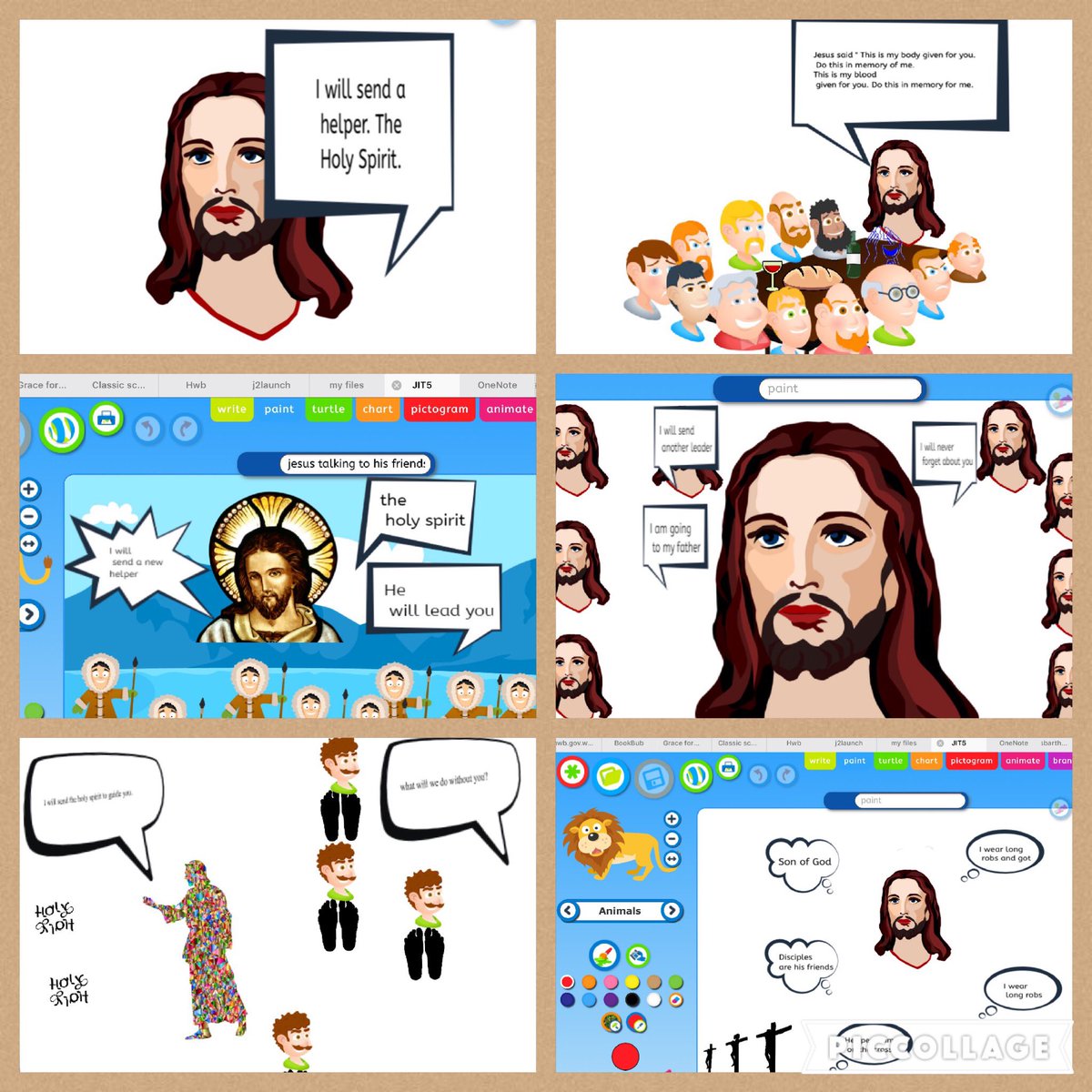 DosbarthDau's tweet photo. Fantastic use of JIT in #just2easy to add Jesusβ message to his disciples. #Erwstaysafestaylearning #remotelearning https://t.co/GibXfAgKy8