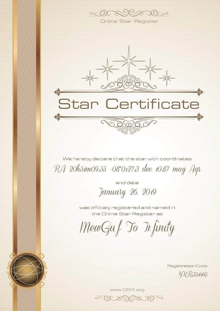 esther27mm's tweet image. #MewGulf to Infinity ⭐
Start Date: Jan 26,2020
Naming Purpose: Let's stay together for a long time 👬
OSR code: YKR354165
Location: osr.org/oms/YKR354165

Gift of Esther from 🇱🇹 who is willing to stay with MewGulf for a long time

#MewSuppasit 
#GulfKanawut 
#หวานใจมิวกลัฟ