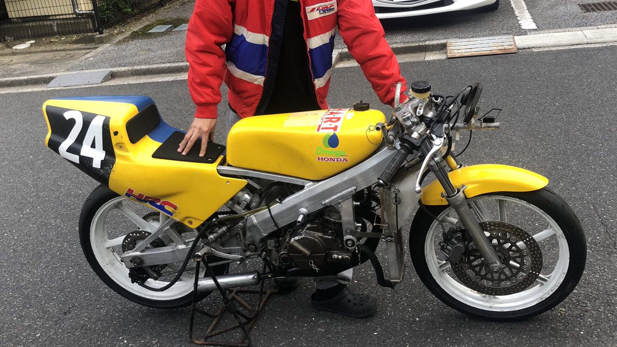 見返のなぁちゃん えぬえすわん組み上がった と思って試走 と思ったらアクセルワイヤー廃車すぎてかかった瞬間いきなり全開からのブレーキしてもバーンナウトしながら進んでったわwwwwwwww