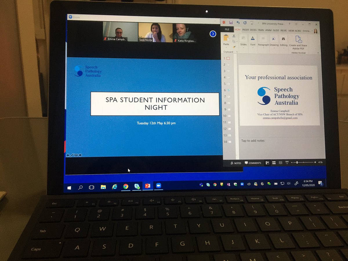 EmmaCampabella's tweet photo. Student SPA information night about to kick off! 90 attendees and counting! @SpeechPathAus #slp2be #speechpathology #slpeeps https://t.co/mKpT7ADnde