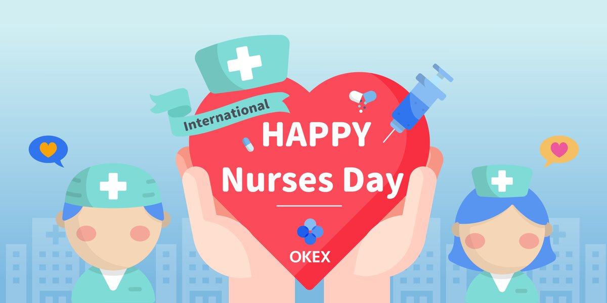 okx's tweet photo. #HappyNursesDay: Special nurses like you deserve a thank you 💙 for all you do. 

💙 in comment &amp; RT to share your respect to get a special 🎁 from us!

#SpecialDay https://t.co/LwIiNX4hGI
