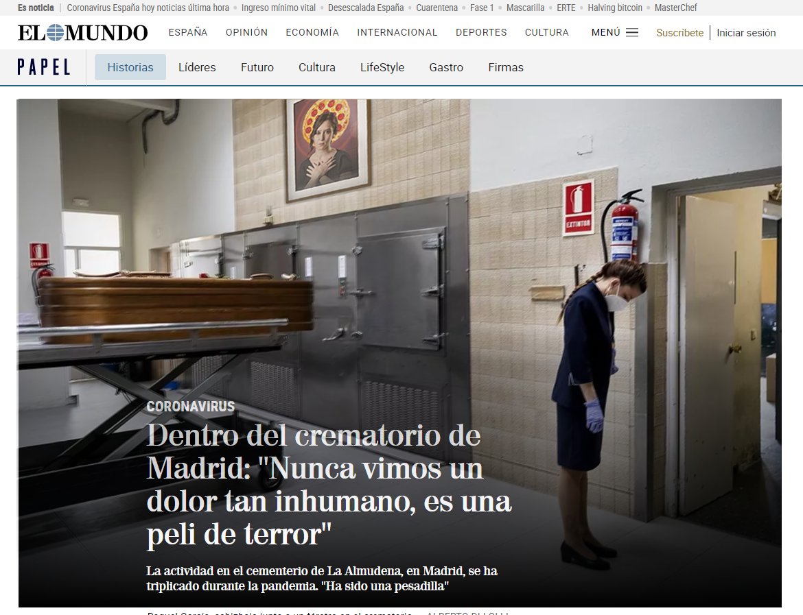 Un mundo esperpéntico.